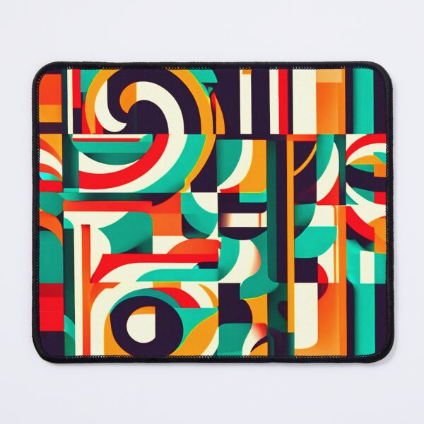 Item preview, Mid-Century Modern Fantasy Bauhaus-Inspired 1950's Pattern designed and sold by DEC02.