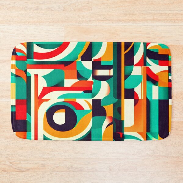 Item preview, Mid-Century Modern Fantasy Bauhaus-Inspired 1950's Pattern designed and sold by DEC02.