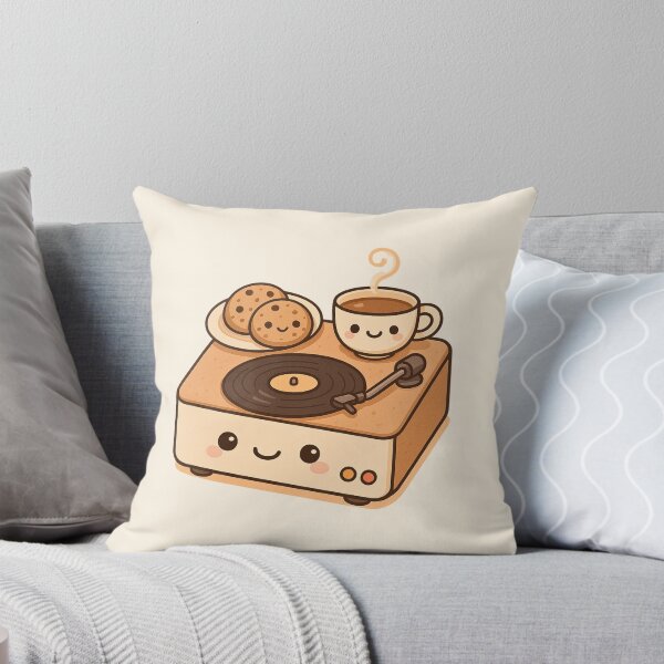 Item preview, Kawaii Record Player with Tea & Cookies designed and sold by Queen Kaffeine.