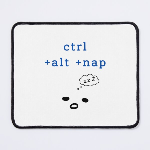 Item preview, Ctrl Alt Nap – Funny Tech Tired Minimal Design designed and sold by mintmono-studio.
