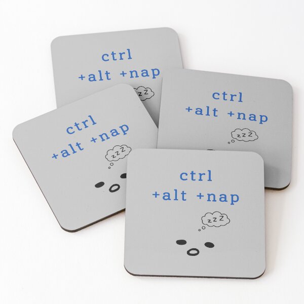 Item preview, Ctrl Alt Nap – Funny Tech Tired Minimal Design designed and sold by mintmono-studio.