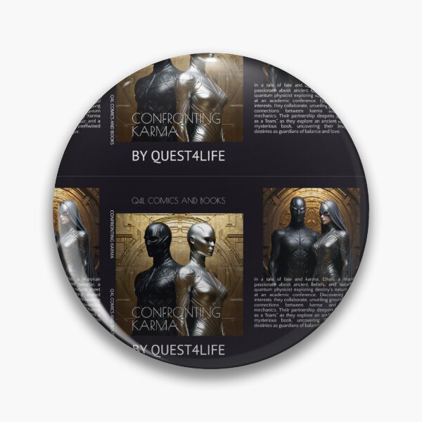 Item preview, CONFRONTING KARMA Q4L COMICS A QUEST4LIFE UNIVERSE designed and sold by CARLOS QUEST4LIFE  CEPEDA.