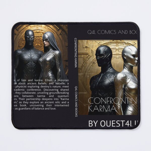 Item preview, CONFRONTING KARMA Q4L COMICS A QUEST4LIFE UNIVERSE designed and sold by CARLOS QUEST4LIFE  CEPEDA.