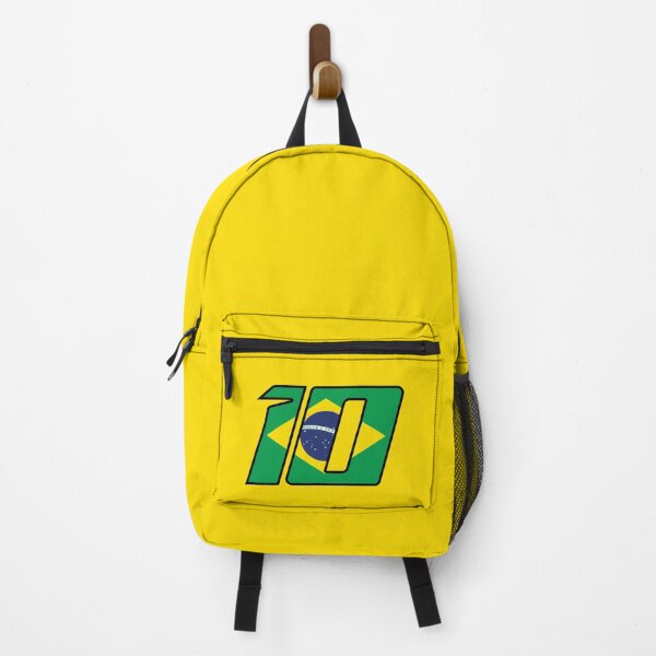 Item preview, Diogo Moreira #10 MotoGP | Brazilian Flag Number Plate Art designed and sold by Fan Art Station .