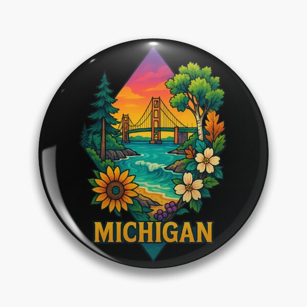 Artikelvorschau, Michigan – Große Seen und Naturlandschaften entworfen und verkauft von Ahau Designs.