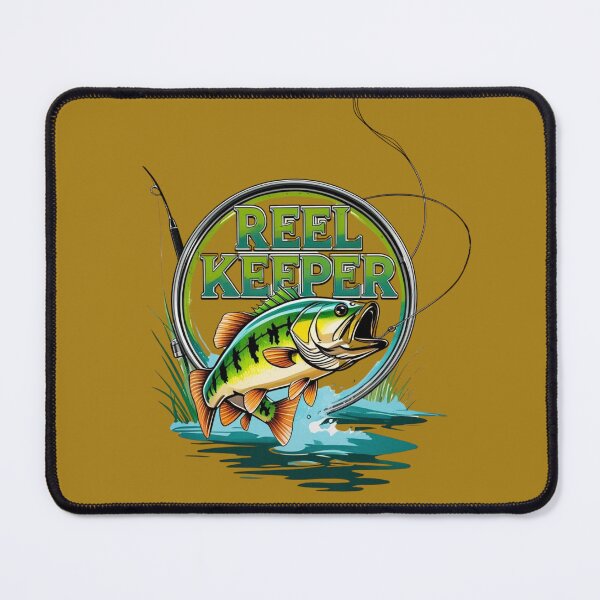 Item preview, Reel Keeper – Largemouth Bass Fishing Design designed and sold by EducaPro.