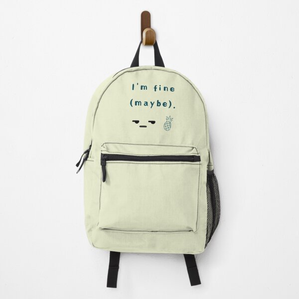 Item preview, I’m Fine (Maybe) – Sarcastic Cute Tired Design designed and sold by mintmono-studio.