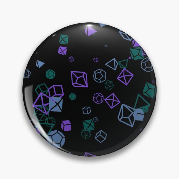 Item preview, Purple RPG Dice Pattern – Geometric D20 Design, Gamer Wall Art, Fantasy Dice Decor designed and sold by AvengingSassy.