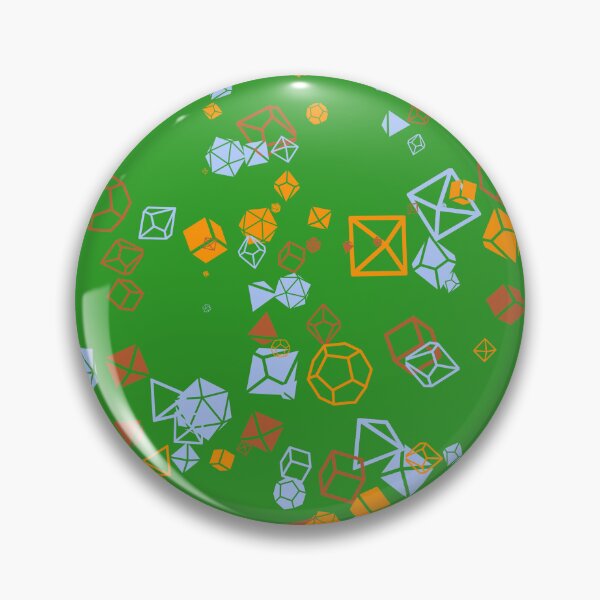 Item preview, Green RPG Dice Pattern – Geometric D20 Design, Gamer Wall Art, Fantasy Dice Decor designed and sold by AvengingSassy.