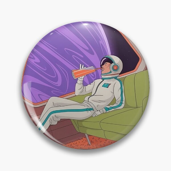 Item preview, ZERO-GRAVITY LIVING ROOM - Retro Space Lounge Art for Sci-Fi Lovers & Homebodies, 70s Space Age Poster designed and sold by Rilindi.