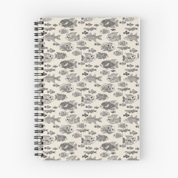 Item preview, Tropical Fish Pattern B&W No. 1 designed and sold by Elenvalar.