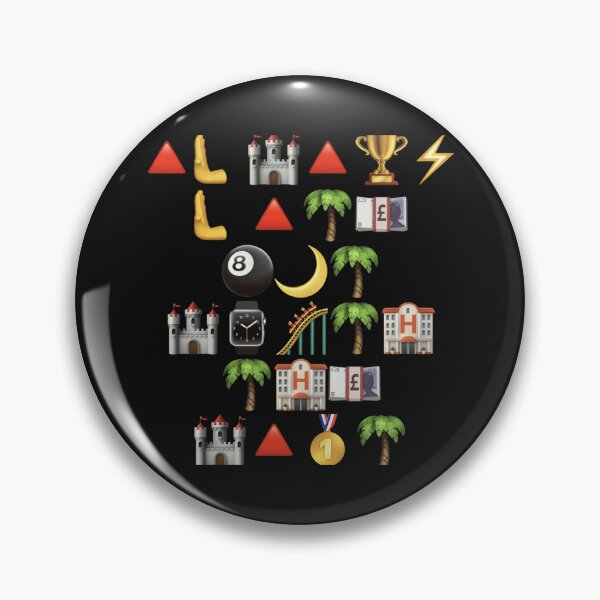 Item preview, Always Late But Worth The Wait – Unique Emoji Emblems Art | Emoji Hall of Fame Collectible designed and sold by Emoji Emblems.