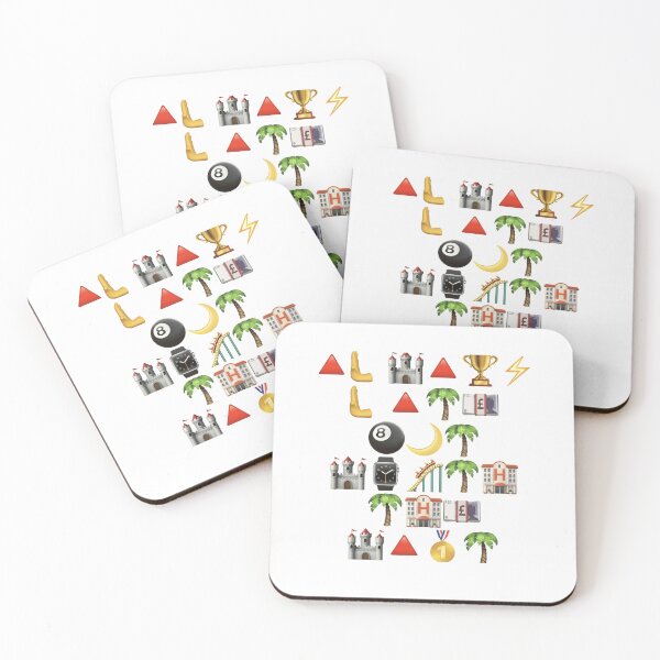 Item preview, Always Late But Worth The Wait – Unique Emoji Emblems Art | Emoji Hall of Fame Collectible designed and sold by Emoji Emblems.