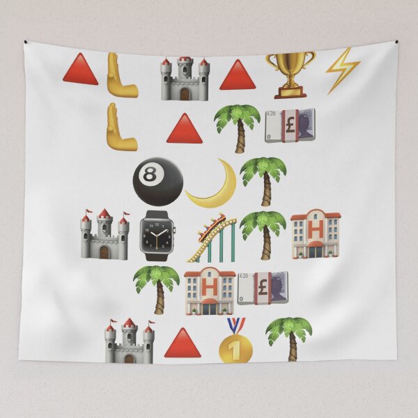 Item preview, Always Late But Worth The Wait – Unique Emoji Emblems Art | Emoji Hall of Fame Collectible designed and sold by Emoji Emblems.
