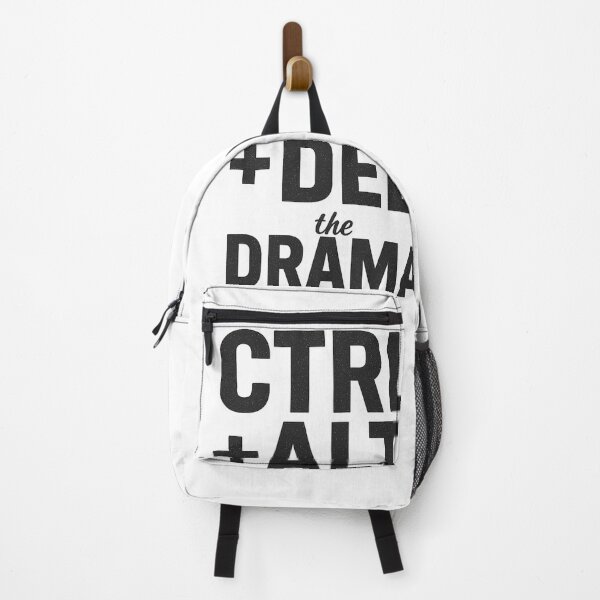 Item preview, CTRL ALT DEL the Drama – Funny Minimalist Tech Quote designed and sold by RSSP_Works.