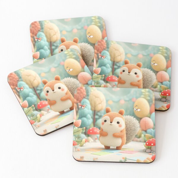 Item preview, Hoppity Hopscotch - Squirrel designed and sold by CozyLodgeVillage.