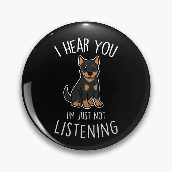 Item preview, Beauceron Cropped Dog Listening designed and sold by Clara Hollins.
