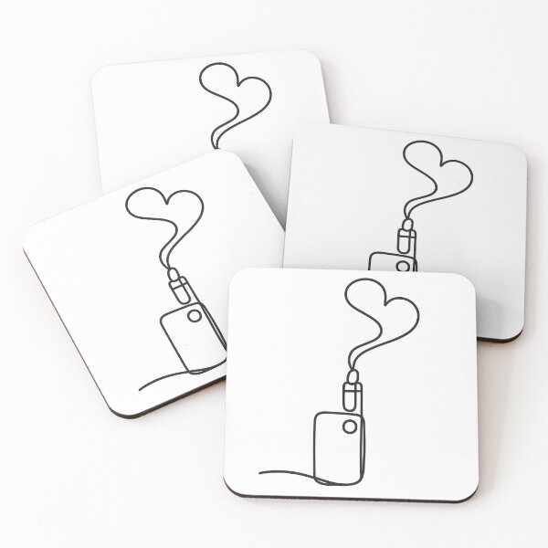 Item preview, One Line Art Vape – Minimalist E-Cigarette Design designed and sold by House of Taste Vape Designs.