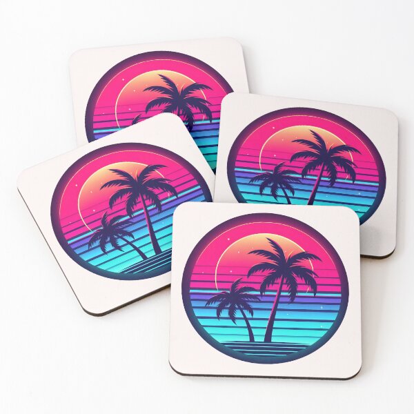 Item preview, Retro Sunset Paradise – Neon Palm Tree Aesthetic designed and sold by JokesterTV777.