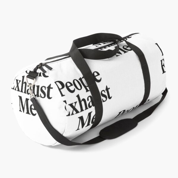 Item preview, People Exhaust Me – Anti Social Typography designed and sold by HoopeStylee.