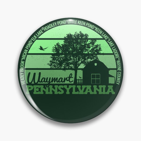 Item preview, Waymart Pennsylvania Sunset Retro Vintage Local Pride Logo designed and sold by CRHPOD20.