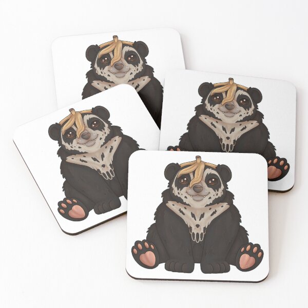 Item preview, Spectacled Banana Bear (White) designed and sold by BananaBearDraws.