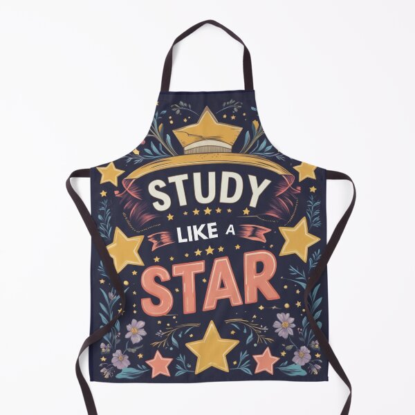 Item preview, Study Like a Star – Motivational Design designed and sold by Lazy Planet.