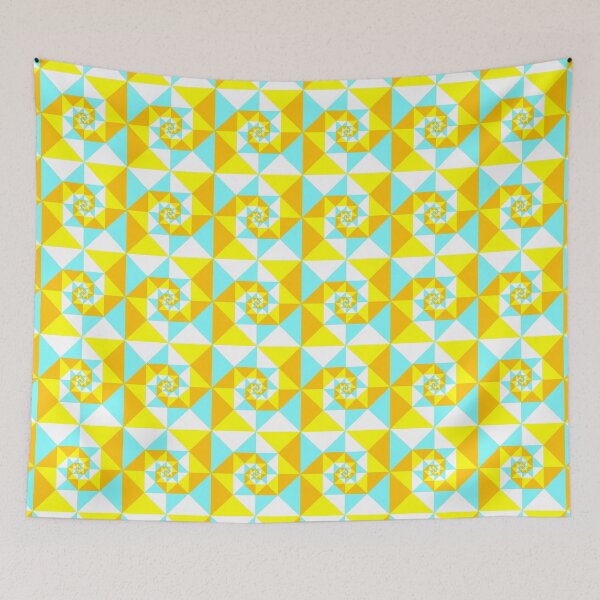 Item preview, Geometric Quilt (Swirl): Day/Beach/Summer designed and sold by SarahJosArt.