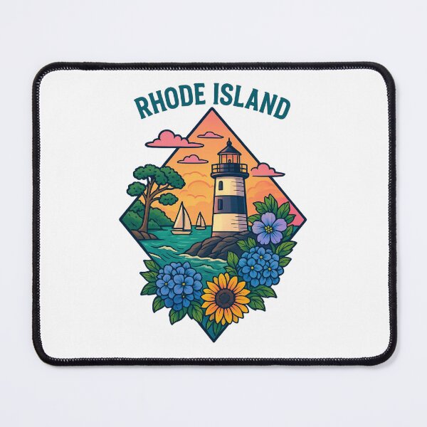 Item preview, Rhode Island – Coastal Lighthouse and Atlantic Ocean Charm designed and sold by Ahau Designs.