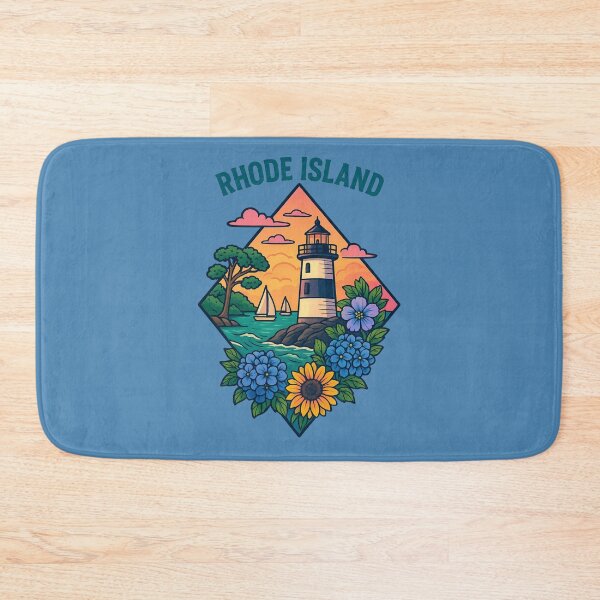Item preview, Rhode Island – Coastal Lighthouse and Atlantic Ocean Charm designed and sold by Ahau Designs.