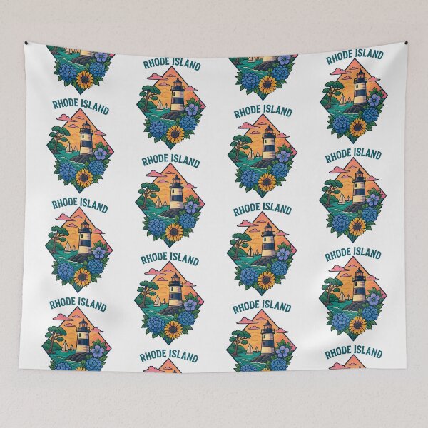Item preview, Rhode Island – Coastal Lighthouse and Atlantic Ocean Charm designed and sold by Ahau Designs.
