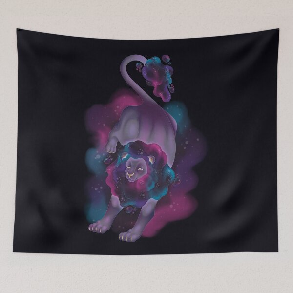 Item preview, Space Lion (Black) designed and sold by BananaBearDraws.