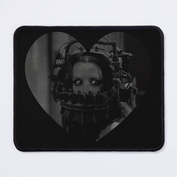 Item preview, Amanda Reverse Bear Trap Heart in Black and White designed and sold by cemetery girl.