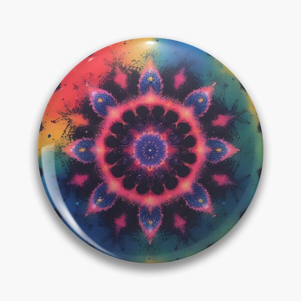 Item preview, Balance of Chaos and Harmony — Chromatography Mandala Abstract Design designed and sold by JoyMuse.