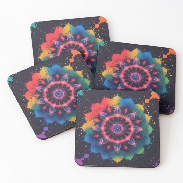 Item preview, Balance of Chaos and Harmony — Chromatography Mandala Abstract Design designed and sold by JoyMuse.