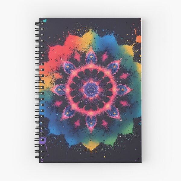 Item preview, Balance of Chaos and Harmony — Chromatography Mandala Abstract Design designed and sold by JoyMuse.