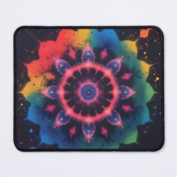 Item preview, Balance of Chaos and Harmony — Chromatography Mandala Abstract Design designed and sold by JoyMuse.