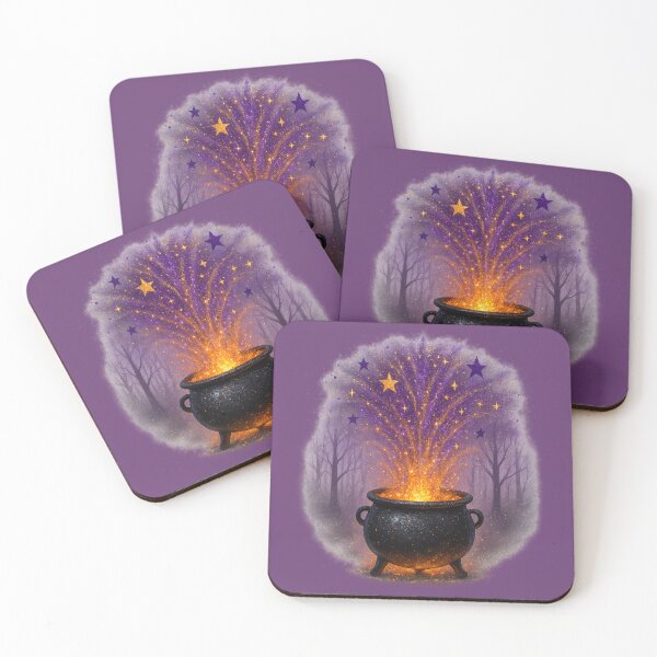 Item preview, Magic Cauldron Explosion – Glittering Halloween Potion designed and sold by BloomOfDesign.