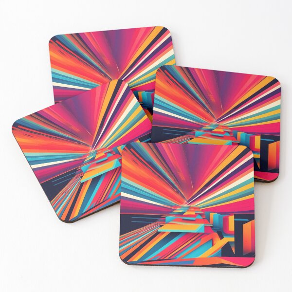 Item preview, Retro 1970's Nostalgia Colorful Art Designs Abstract designed and sold by DEC02.