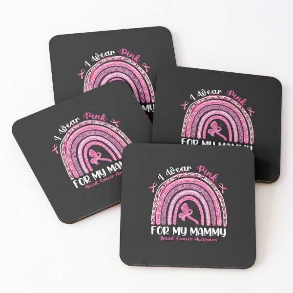 Item preview, Breast Cancer Awareness Rainbow I Wear Pink For My Mammy designed and sold by diyoor.