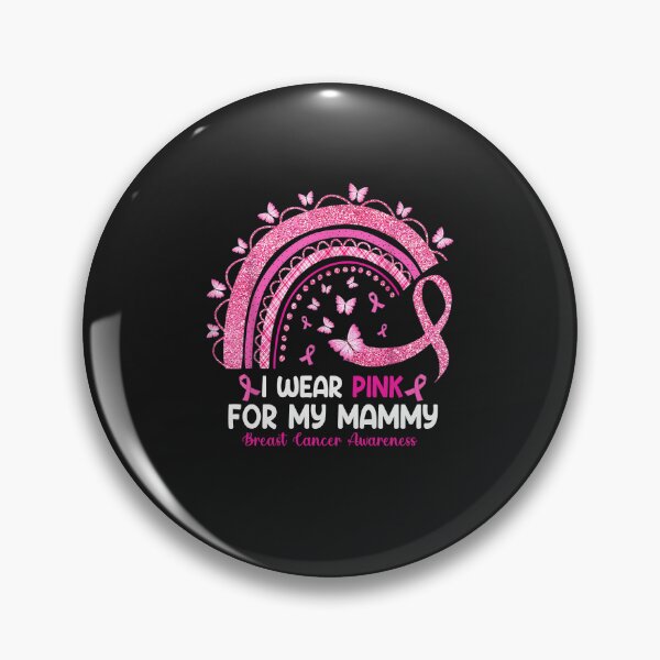 Item preview, Breast Cancer Awareness Ribbon buterfly I Wear Pink For My Mammy designed and sold by diyoor.