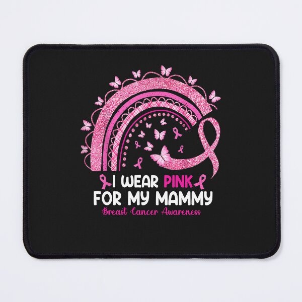 Item preview, Breast Cancer Awareness Ribbon buterfly I Wear Pink For My Mammy designed and sold by diyoor.