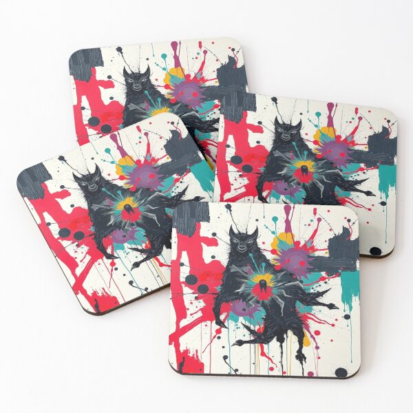Item preview, Abstract Fantasy Animal Art – Colorful Expressionist Wall Decor designed and sold by PixelMusex.
