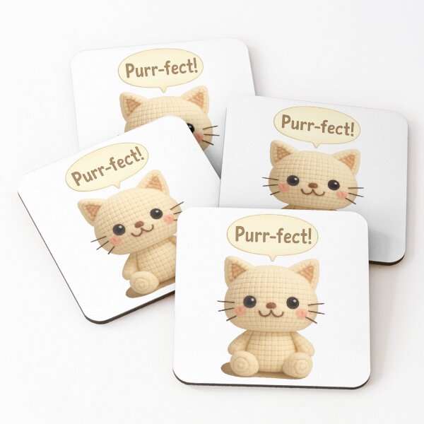 Item preview, Cute Cat Amigurumi Crochet Plush designed and sold by Tiny Stitch World.