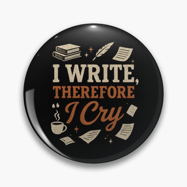 Item preview, Academic Writing - I Write Therefore I Cry  designed and sold by DemureArtsy.