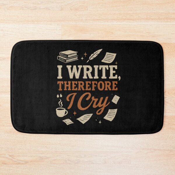 Item preview, Academic Writing - I Write Therefore I Cry  designed and sold by DemureArtsy.