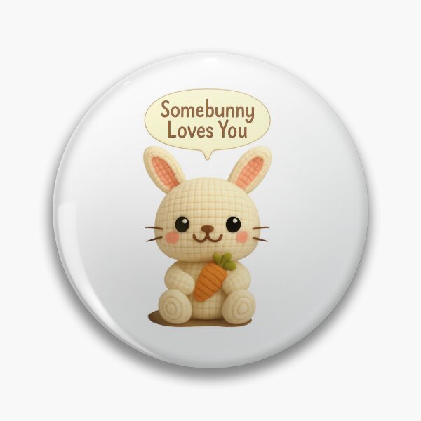 Item preview, Cute Bunny Amigurumi Crochet Plush designed and sold by Tiny Stitch World.