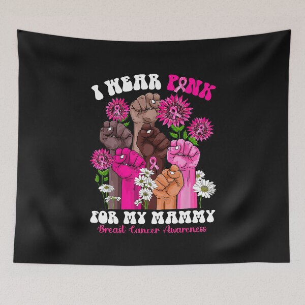 Item preview, Breast Cancer Awareness Ribbon Hand I Wear Pink For My Mammy designed and sold by TalalosART.
