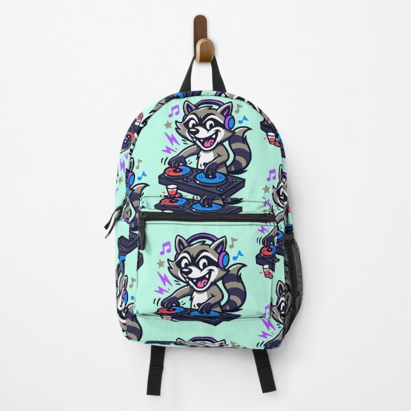 Item preview, DJ Raccoon Party Mixer designed and sold by SnappyPNG.