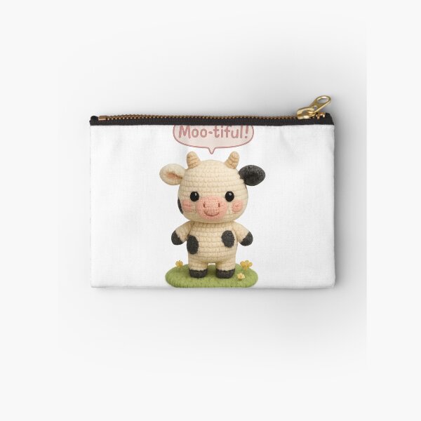Item preview, Cute Cow Amigurumi Crochet Plush designed and sold by Tiny Stitch World.